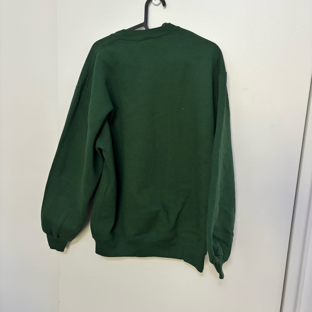 Russell Athletic Dark Green Crewneck Sweater Vintage - Picture 2 of 9
